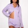 Women Gooseberry Intimates Sleep Wear | Pj Set Lavender